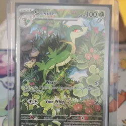 Pokemon TCG Servine 088/086 Sv: Black Bolt Illustration Rare Holo HP 100 EN - Image 1