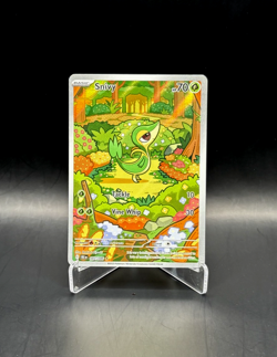Pokemon TCG Snivy IR Black Bolt English Holo Card 087/086 (c) - Image 1