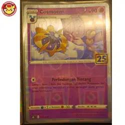 Lillie Cosmoem S8a 015/028 Reverse Holo 25th Anniversary Pokemon TCG Indonesia - Image 1