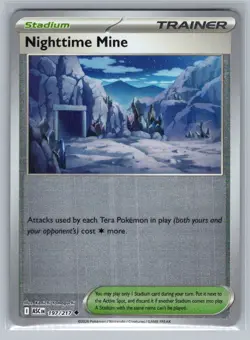 Nighttime Mine 197/217 Uncommon Ascended Heroes Pokemon Reverse Holo Near Mint - Image 1