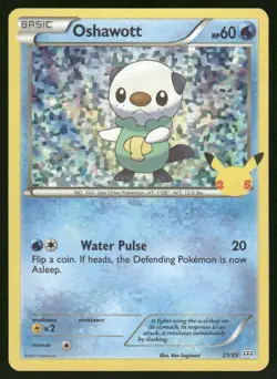 Oshawott 021/025 Promo McDonald's 25th Anniversary Promos Pokemon Holo Near Mint - Image 1