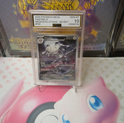 2025 POKEMON EN-MEGA EVOLUTION ILLUSTRATION RARE #150 STEELIX AGS GEM MINT 10 - Image 1