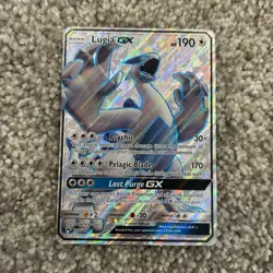 The Pokemon Company Lugia GX Lost Thunder Full Art Holo UR Eng 2018 190 HP - Image 1