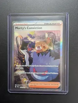 2024 Morty's Conviction 211/162 Temporal Forces Illustration Full Art SIR - Image 1
