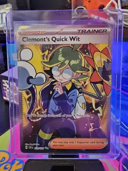 Clemont's Quick Wit 229/191 - S&V: Surging Sparks Ultra Rare - Pokemon TCG (NM) - Image 2