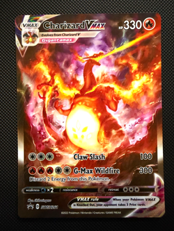 Pokemon Charizard VMAX SWSH261 Black Star Promo (NOT GEM MINT WORTHY) - Image 1