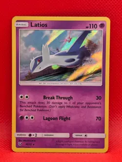 LATIOS 41/73 HOLO R SHINING LEGENDS POKEMON HOLO NM/M LATIOS - Image 1