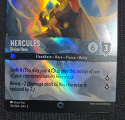 Disney Lorcana RoTF Floodborn Enchanted Hercules Divine Hero EN NM Rare - Image 5