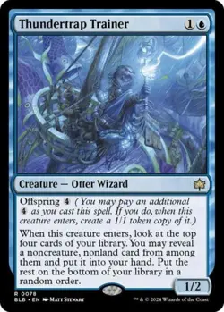 Thundertrap Trainer - Light Play MTG Bloomburrow - Image 1