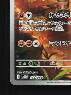 Terrakion 133/086 NM White Flare Japanese Pokemon Card TCG - Image 2