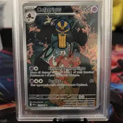 PSA 8 Cofagrigus 123/086 Illustration Rare White Flare Pokemon Card 2025 - Image 2