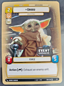 Grogu Irresistible 523 - Event Exclusive Promo Card Star Wars Unlimited Gen Con - Image 1