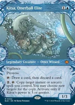 Kitsa, Otterball Elite (Showcase) - Near Mint MTG Bloomburrow - Image 1