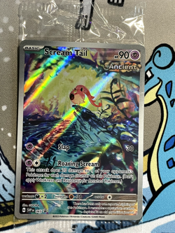 Scream Tail 065 Sv: Scarlet & Violet Promo Cards Holo Pokemon Card SEALED - Image 1