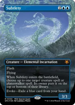 FOIL - Subtlety (Borderless) (Textured Foil) - Special Guests (SPG) - Image 1
