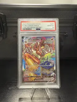 Blaziken VMAX Alternate Art Secret Holo Card PSA 10 Chilling Reign 201/198 - Image 1