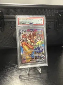 Blaziken VMAX Alternate Art Secret Holo Card PSA 10 Chilling Reign 201/198 - Image 2