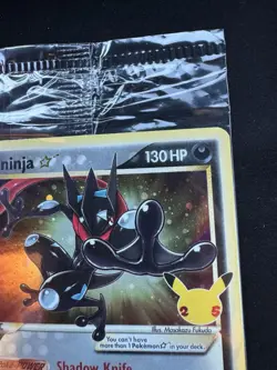 Greninja Gold Star SWSH144 Sealed Celebrations Black Star Promo Pokemon TCG - Image 3