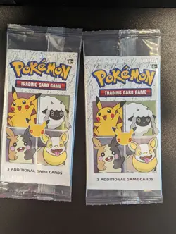 SEALED 25th Anniversary General Mills Pokemon Cereal 3-Card Booster Packs x2!! - Image 3