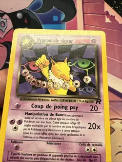 Carte Pokemon Hypnomade Obscur 26/82 Rare Francais Vf Fr Team Rocket Wizards - Image 3