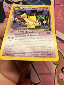Carte Pokemon Hypnomade Obscur 26/82 Rare Francais Vf Fr Team Rocket Wizards - Image 5