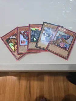 Yugioh 5 Card Bundle Korean Lpst Stamp Edition - Image 1