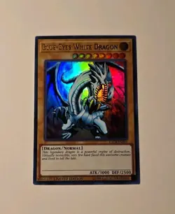 Yugioh Blue-Eyes White Dragon KACB-EN001 Ultra Rare Limited Edition NM - Image 1