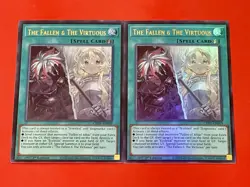 2x The FaLLen & The Virtuous | CH01-EN019 | Ultra Rares | 1st Edition | YuGiOh! - Image 1