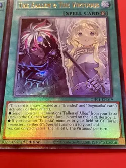 2x The FaLLen & The Virtuous | CH01-EN019 | Ultra Rares | 1st Edition | YuGiOh! - Image 4