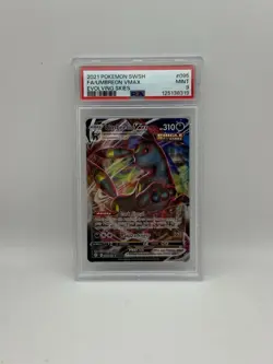 Umbreon VMAX PSA 9 English Pokemon Card 095/203 Evolving Skies 2021 Full Art - Image 1