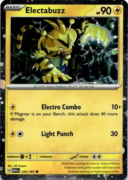 ELECTABUZZ 125/165 HOLO P MISCELLANEOUS CARDS & PRODUCTS POKEMON NM/M - Image 1