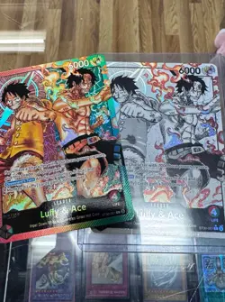 ST30-001 Luffy & Ace leader Alt Art (Parallel) One Piece Card Game ENGLISH Deck - Image 2