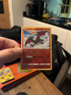 Radiant Charizard 020/159 Crown Zenith Radiant Rare Pokemon Card - Image 1
