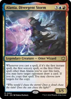 Alania, Divergent Storm -Foil Light Play MTG Bloomburrow - Image 1