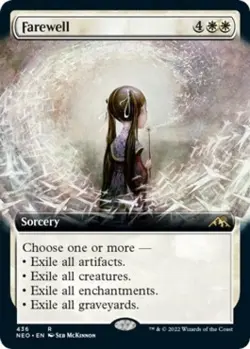 Farewell (Extended Art) -Foil Near Mint MTG Kamigawa: Neon Dynasty - Image 1