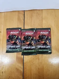3x Draft Booster Packs - The Brothers War - Magic The Gathering - MTG - Image 1