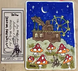 MTG ARTIST PROOF MTG Drafnas Restoration AP Sketch Art Amy WEBER - Image 1