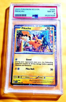 2023 Pokemon Mcdonald's Promos PIKACHU #006 PSA 8 - Image 1
