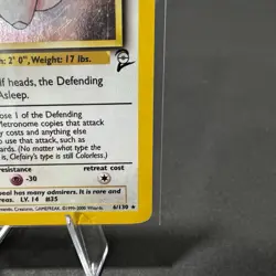 1999 Pokemon TCG Clefairy 5/102 Base Set Holo Rare Card Vintage WOTC MP - Image 4