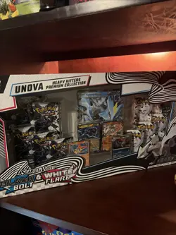 Pokemon TCG Unova Heavy Hitters Premium Collection Black Bolt & White Flare NEW - Image 1