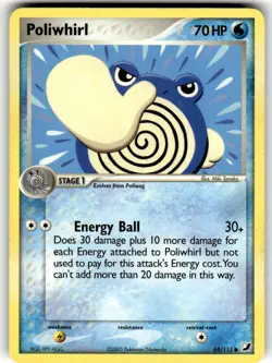 Poliwhirl 68/115 Common Unseen Forces Pokemon Lightly Played - Image 1