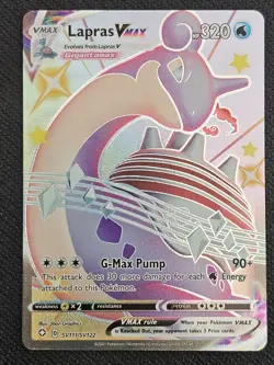 Lapras VMAX SV111/SV122 Shining Fates Shiny Vault Shiny Holo Rare Pokemon TCG NM - Image 1
