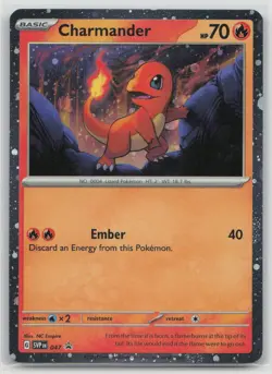 Charmander (Cosmos Holo) 047 Holo Promo Scarlet & Violet Promo Pokemon Near Mint - Image 1