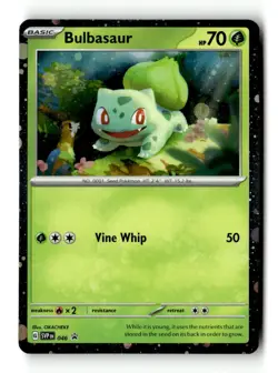 Bulbasaur (Cosmos Holo) 046 Holo Promo Scarlet & Violet Promo Pokemon Near Mint - Image 1