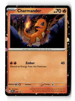 Charmander (Cosmos Holo) 047 Holo Promo Scarlet & Violet Promo Pokemon Near Mint - Image 1