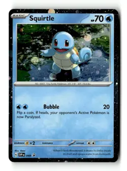 Squirtle (Cosmos Holo) 048 Holo Promo Scarlet & Violet Promo Pokemon Near Mint - Image 1