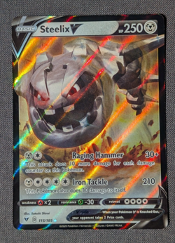 Pokemon TCG Steelix v Vivid Voltage 115/185 Holo Ultra Rare - Image 1