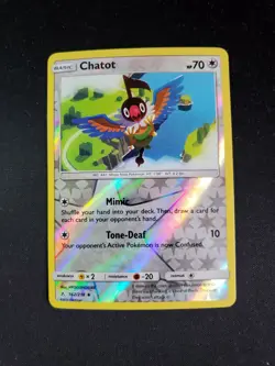 Chatot - Pokemon Unbroken Bonds Reverse Holo #162/214 - NM/MINT - FREE SHIPPING - Image 1