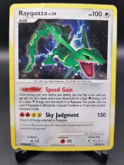 Rayquaza 14/146 - Pokemon - Rare Holo - Legends Awakened - Damaged (DMG) - Image 2