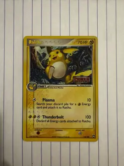 Pokemon TCG Raichu 12/108 Power Keepers Reverse Holo Stamp - Image 1
